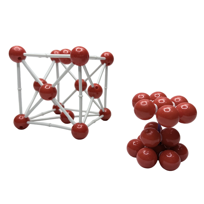 Estrutura molecular cristalóide de metal modela o modelo de cristal metálico do metal