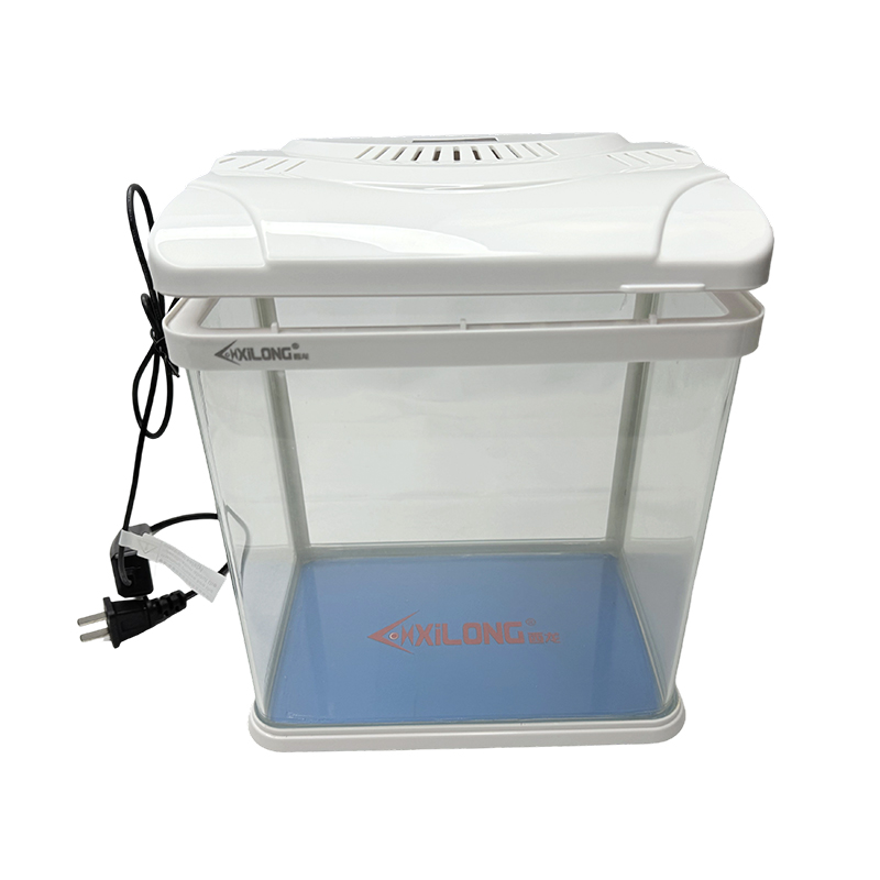 Aquário pequeno de vidro ultratransparente para peixes