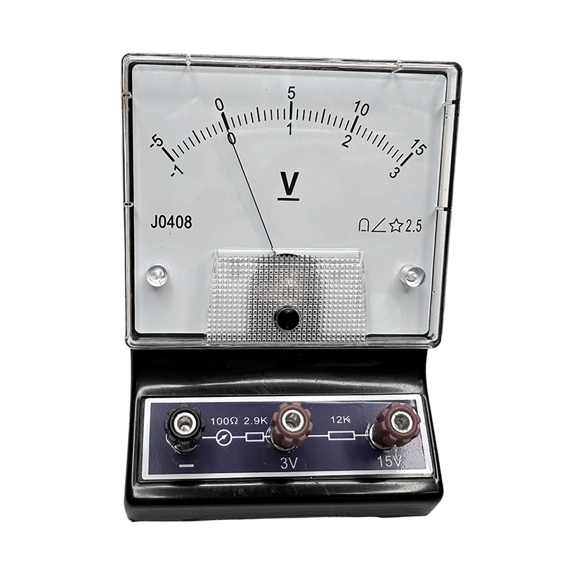 Instrumentos de ensino equipamento de experimento de circuito elétrico físico voltímetro dc