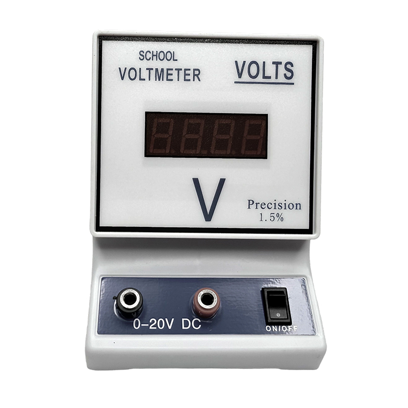Instrumentos de ensino circuito elétrico físico equipamento experimental voltímetro digital