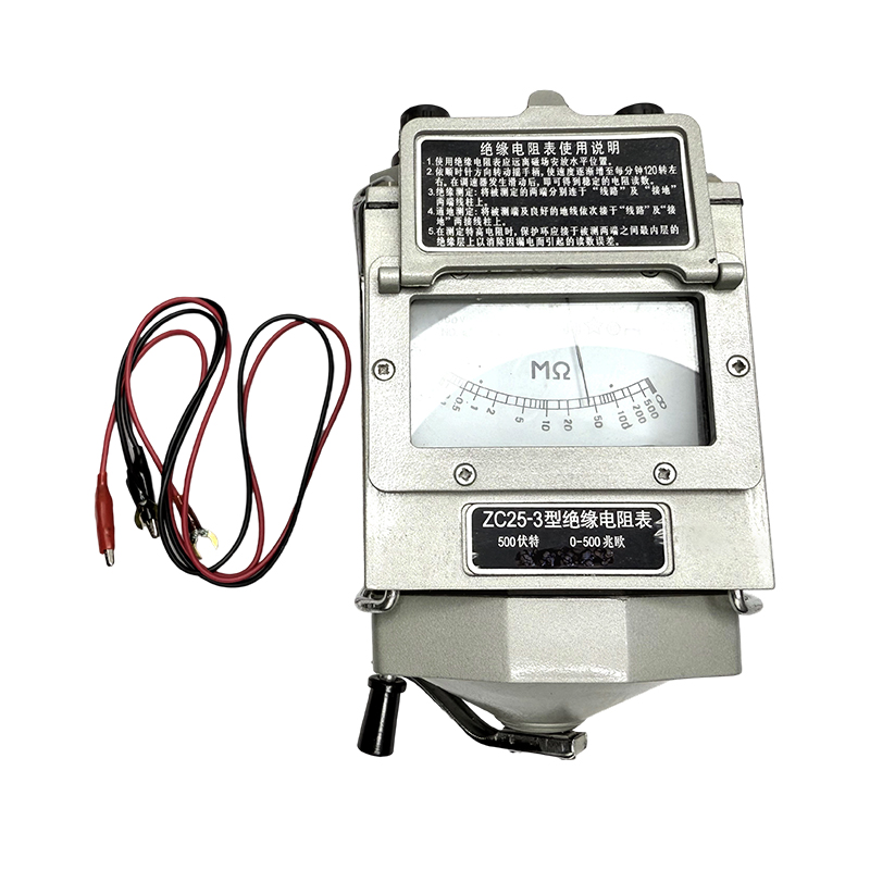 Medir a resistência de isolamento de equipamentos elétricos, instrumento de laboratório de física, experimento científico e kit de ensino, medidor de resistência de isolamento
