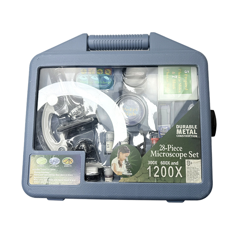 Kit de microscópio para estudante de biologia