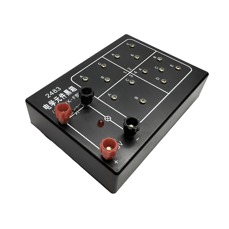 Caixa preta de componentes elétricos/física do ensino médio/instrumentos de laboratório