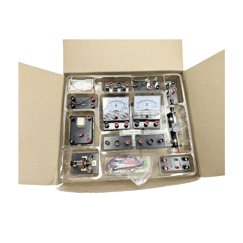 Conjuntos de caixas de experimentos de eletricidade para escolas secundárias, aparelhos de circuito, kits de experimentos científicos, equipamentos de laboratório de física