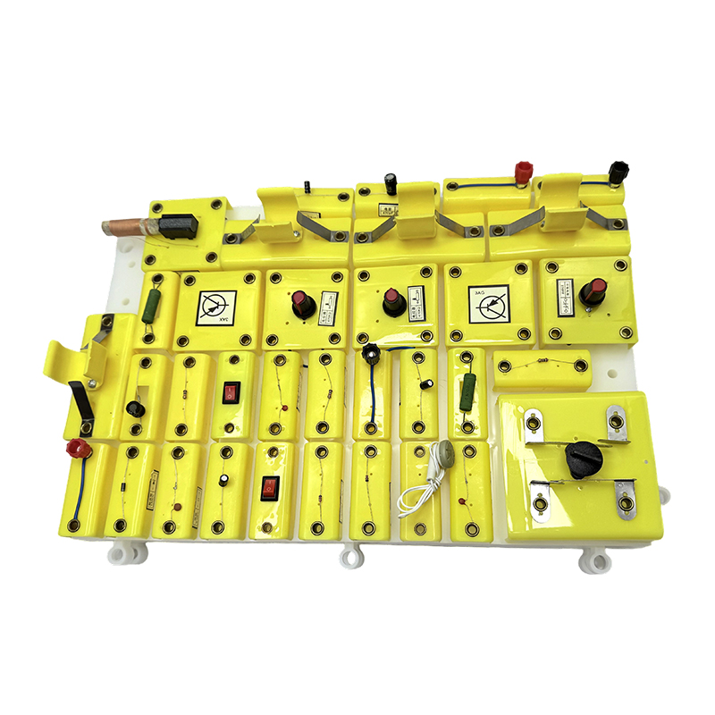 Instrumento de laboratório de física escolar, experimento científico e kit de ensino, placa de experimento de circuito para estudantes do ensino médio