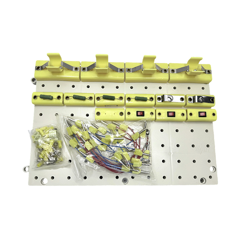 Instrumento de laboratório de física escolar, experimento científico e kit de ensino, placa de experimento de circuito para estudantes do ensino médio