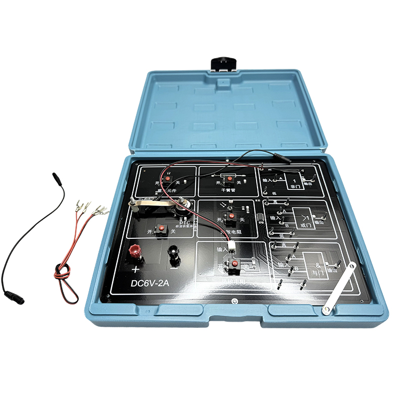 Equipamento de experimento de circuito de física, termistor sensível à luz, circuito de portão de ensino e kit de experimento de sensor