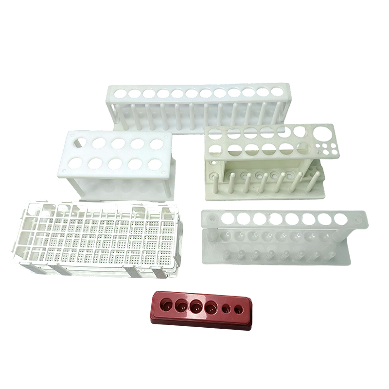 Suporte de tubo de ensaio de plástico para suprimentos de laboratório 