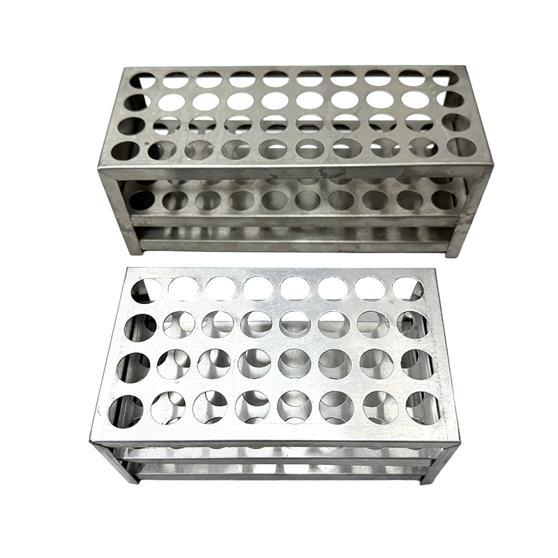 Suporte de tubo de ensaio de aço inoxidável de laboratório suporte de tubo de centrífuga