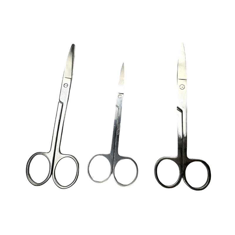 Tesoura de dissecação de laboratório