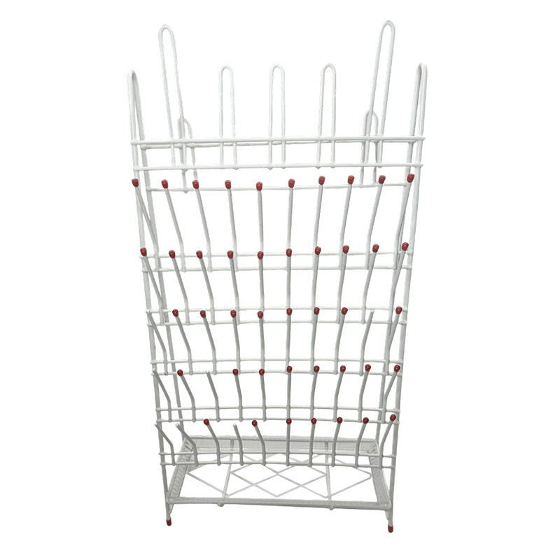 Rack de secagem de tubo de ensaio para laboratório de química
