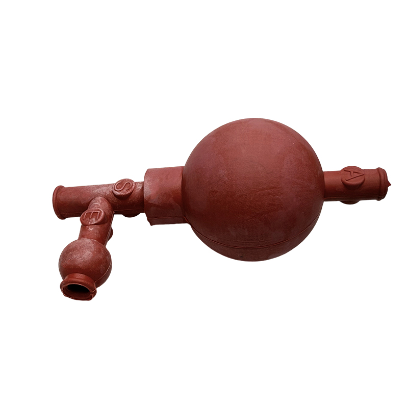Bola de sucção quantitativa de três vias para laboratório com pipeta de borracha 