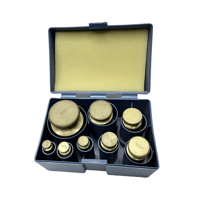Conjunto de peso de cobre 1000g, balança eletrônica calibrada, correção de palma, peso padrão m2/peso de laboratório de ciências