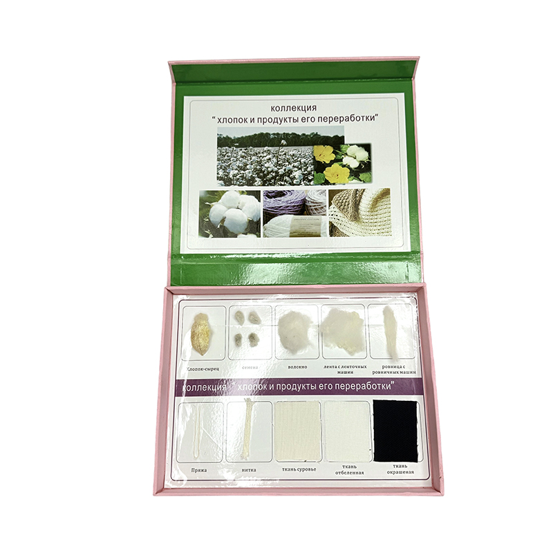 Algodão e seus espécimes de produtos