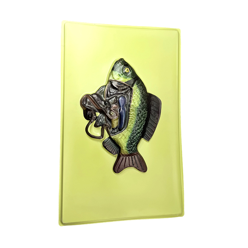 Modelo em relevo de peixe