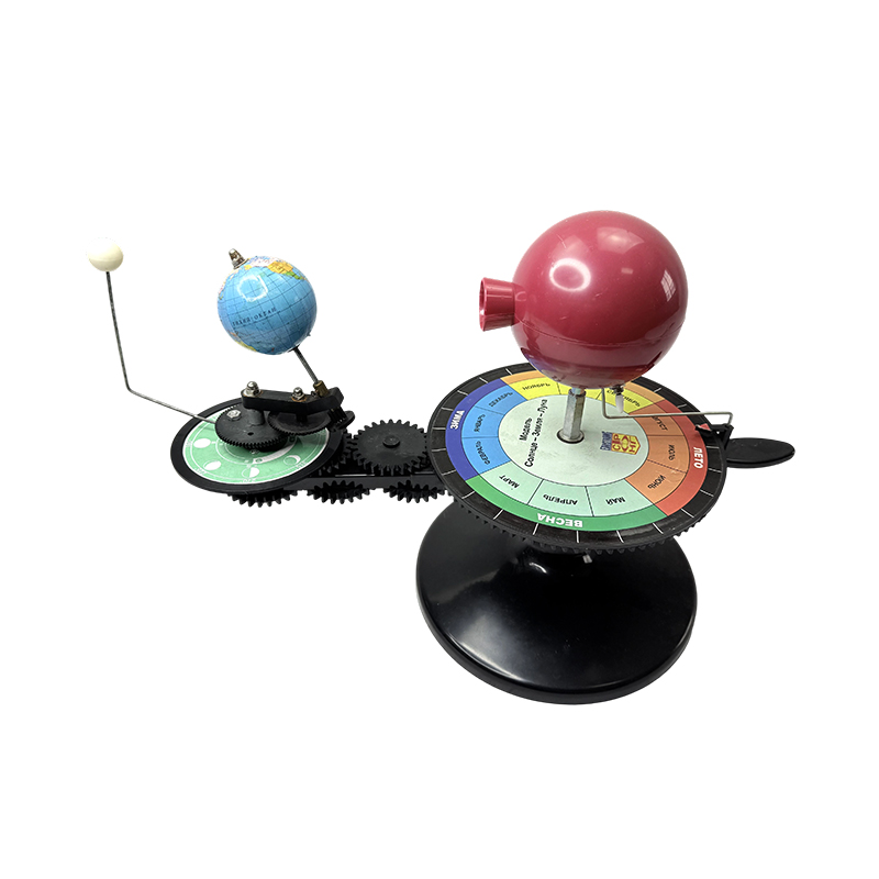 Modelo de instrumento de bola de ensino de três esferas sol terra lua/modelo de instrumento de ensino de estudante