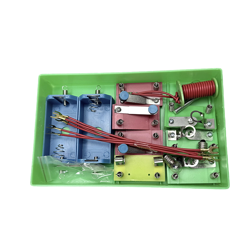 Kit de aprendizagem de circuito de equipamento de experimento físico nova montagem física equipamento científico caixa de experimento de circuito fechado
