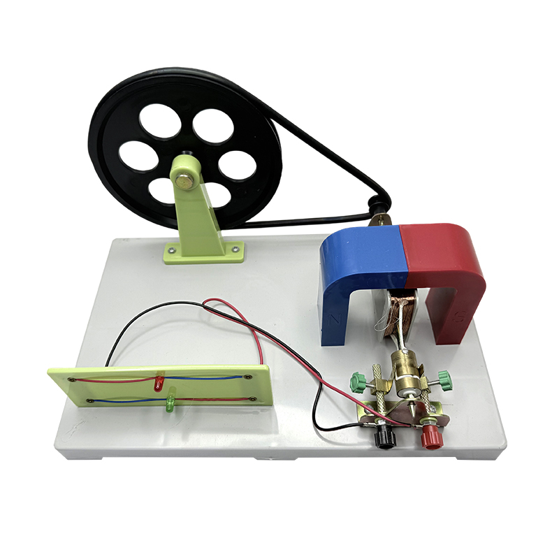 Gerador ac manual, manivela, gerador ac/dc, física, faraday, instrumentos de ensino eletromagnético