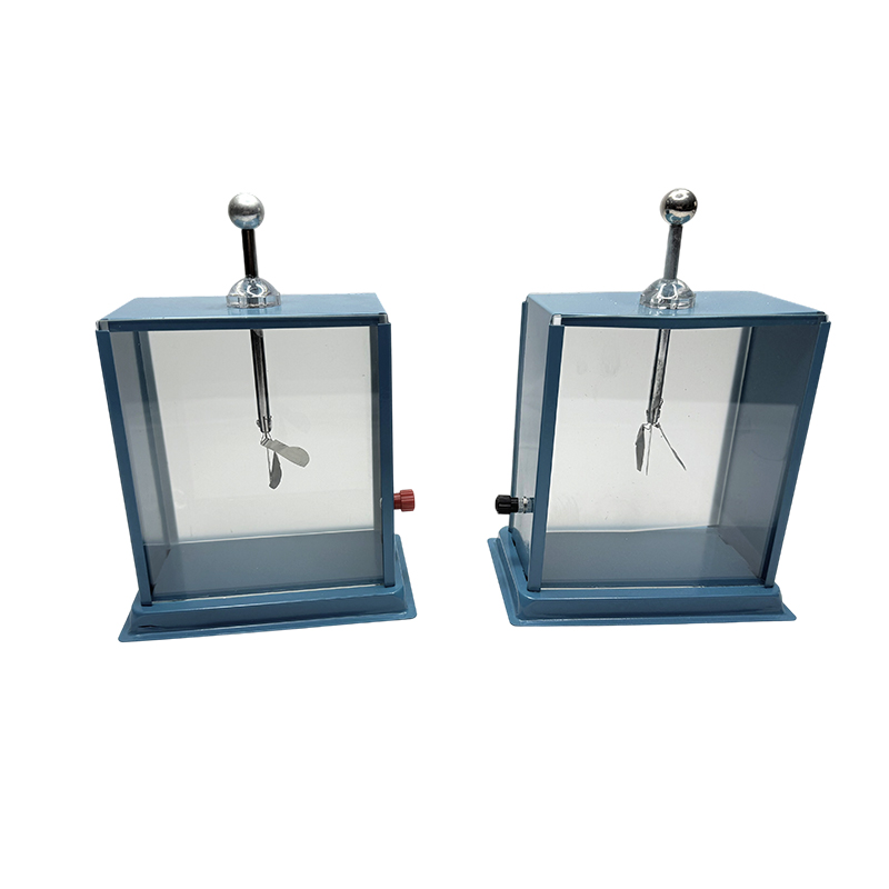 Eletroscópio de folha para professores, instrumento de ensino físico e eletrônico eletrômetro/instrumento de laboratório de física escolar experimento científico e kit de ensino eletroscópio de folha eletroscópio eletrostático físico