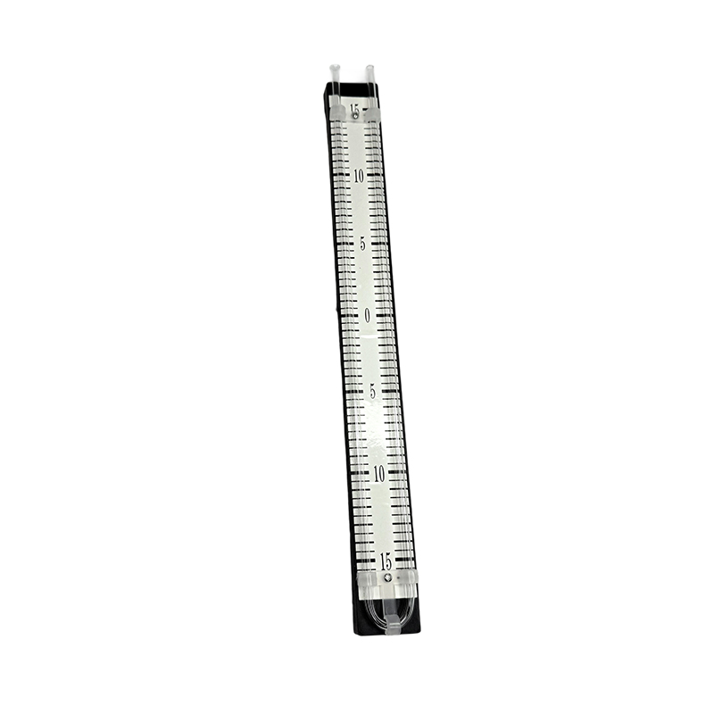 Manômetro de tubo em U 150-0-150 mm usando instrumentos de laboratório de física escolar de medidor de fluido vermelho