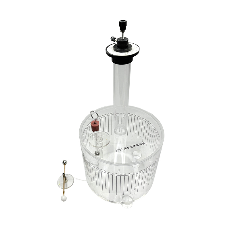 Equipamento de laboratório de ciências físicas demonstrador de lei de Coulomb