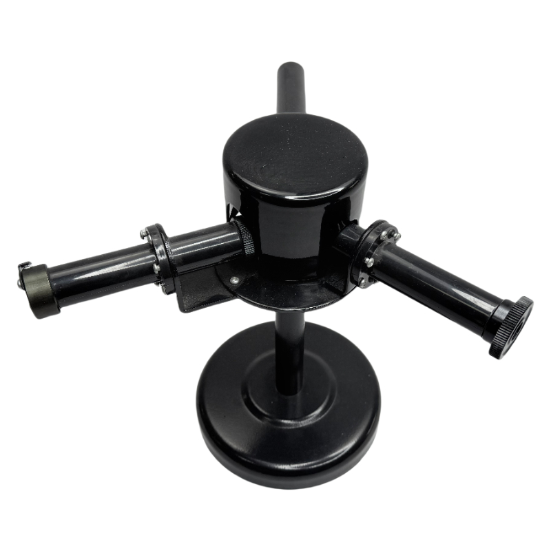 Espectroscópio de prisma/espectro de observação todo em metal, equipamento experimental de óptica física do ensino médio, equipamento de ensino